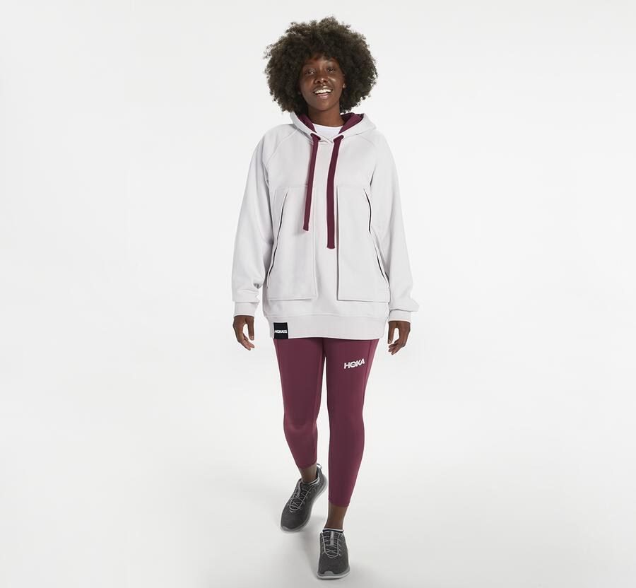 Hoodie Womens - Hoka One One Bondi - White - NMJCZPV-65